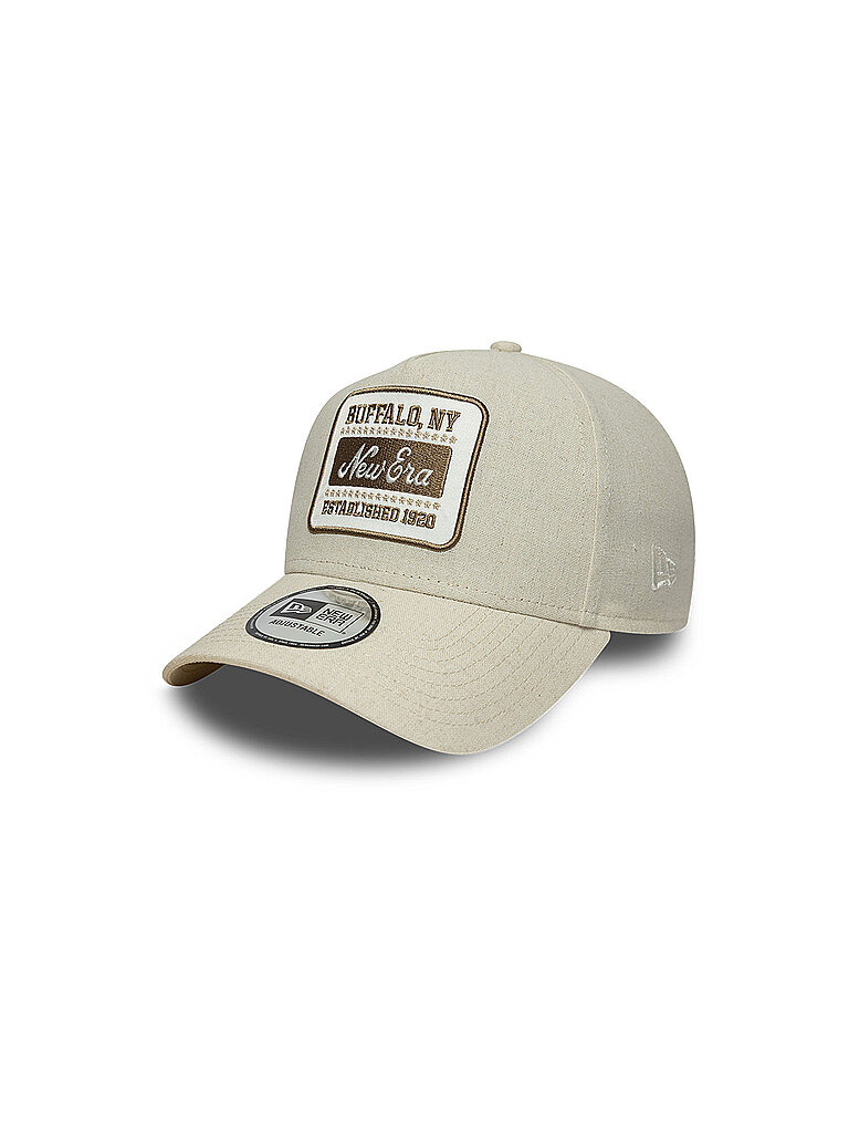 NEW ERA Herren Kappe Patch Linen EFRAME beige